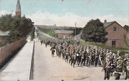 CPA Royaume Unis - Angleterre - Hampshire - Aldershot - Queen's Avenue - Valentine's Series - Oblitérée 1907 - Colorisée - Altri & Non Classificati