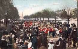 CPA Royaume Unis - Hampshire - Aldershot - Church Parade - F. Frith & Co. Reigate - Oblitérée1906 Farnborough - Other & Unclassified