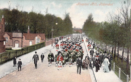 CPA Royaume Unis - Hampshire - Aldershot - Hospital Hill - Valentine's Series - Oblitérée 1906 - Illustration -Colorisée - Other & Unclassified