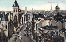 CPA Royaume Unis - Angleterre - London - Birds Eye View Of City - Colorisée - Illustration - Animée - Autres & Non Classés