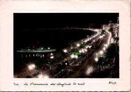 (3 M 20) France - Posted - Niçe La Nuit - Nizza By Night