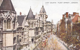 CPA Royaume Unis - Angleterre - London - Law Courts Fleet Street - Valesque Post Card - Valentine & Sons Ltd. - Sonstige & Ohne Zuordnung