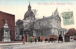 CPA Royaume Unis - Angleterre - London - The Oratory - South Kensington - Oblitérée 1908 - Valentine's Series - Colorisé - Otros & Sin Clasificación