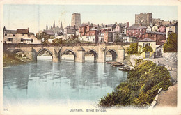 CPA Royaume Unis - Angleterre - Durham - Elvet Bridge - Oblitérée South Shields 1905 - Colorisée - Pont - Durham City