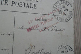 SUR CPA Luchon Cachet Rouge Militaire Guerre 14/18 Hôpital Temporaire 54 17ème Corps Luchon 1914 - Guerra Del 1914-18