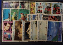 POLYNESIE ANNEE COMPLETE 1981 NEUVE** LUXE - MNH - COTE YVERT 67,90 EUROS - Volledig Jaar