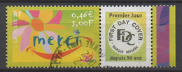 2001 "MERCI" PERSONNALISE # 3379 OBLITERE (ref T2135) - Used Stamps