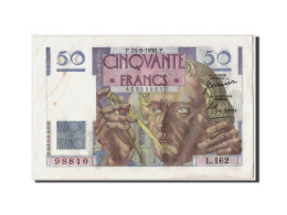 Billet, France, 50 Francs, 50 F 1946-1951 ''Le Verrier'', 1950, 1950-08-24, TTB - 50 F 1946-1951 ''Le Verrier''