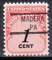 USA Precancel Vorausentwertungen Preo Locals Pennsylvania, Madera 841 - Precancels