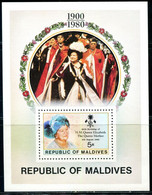 RB0008 Maldives 1980 Birthday Of Empress Dowager S/S MNH - Malediven (1965-...)