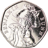 Monnaie, Gibraltar, 50 Pence, 2017, Benjamin Bunny, SPL, Copper-nickel - Gibraltar