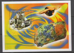 MINERALS - NIGER - 1996 - MINERALS 2000FR SOUVENIR SHEET   MINT NEVER HINGED - Minéraux