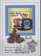 MINERALS - VIETNAM - 1993- BANGKOK EXPO / MINERALS SOUVENIR SHEET MINT NEVER HINGED - Minéraux