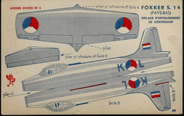 Supplément Au Marabout Junior – Avion Divers N° 5 “FOKKER S. 14” - Marabout Junior