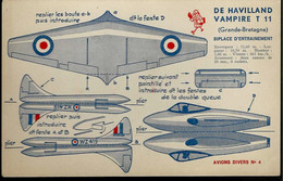Supplément Au Marabout Junior – Avion Divers N° 4 “DE HAVILLAND VAMPIRE T 11” - Marabout Junior