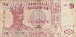 République Moldova - 50 Lei - Moldavië