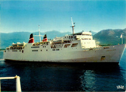 Corse * Car Ferry De La Compagnie Générale Transatlantique LE COMTE DE NICE * Corse Du Sud 2A - Ajaccio