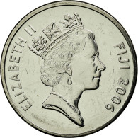 Monnaie, Fiji, Elizabeth II, 20 Cents, 2006, SUP, Nickel Plated Steel, KM:53a - Fidji