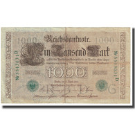 Billet, Allemagne, 1000 Mark, 1910, 1910-04-21, KM:45a, TTB - 1000 Mark