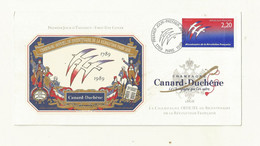 CHAMPAGNE CANARD-DUCHENE ETIQUETTE OFFICIELLE + TIMBRE +CACHET PREMIER JOUR . - Champagner