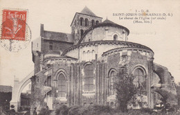 SAINT-JOUIN DE MARNES - Le Chevet De L'Eglise - Très Bon état - Saint Jouin De Marnes