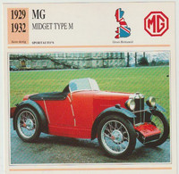 Verzamelkaarten Collectie Atlas: MG Midget Type M - Automobili