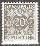 DENMARK #  PORTO  STAMPS FROM YEAR 1934 - Portomarken