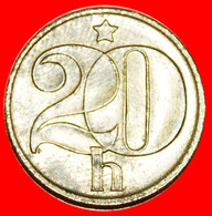 * COMMUNISM (1972-1990): CZECHOSLOVAKIA ★ 20 HELLER 1976 DISCOVERY COIN! MINT LUSTRE!  LOW START ★ NO RESERVE! - Czechoslovakia