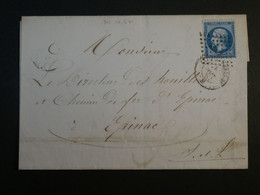 Y 32 FRANCE BELLE LETTRE  1862 ST LAURENT  A EPINAL  +N°22++ AFF. INTERESSANT++ - 1862 Napoleon III