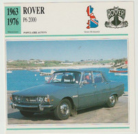 Verzamelkaarten Collectie Atlas: ROVER P6 2000 - Automobili