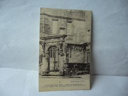 VAUVILLERS  70 HAUTE SAONE MAISON DU CARDINAL SOMMIER C'EST LA QUE NAQUIT EN 1661 JEAN CLAUDE SOMMIER CPA 1916 - Vauvillers