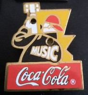 Pin's - COCA COLA - MUSIC - Pile H S - - Coca-Cola