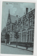 THIELT . HET GILDHOF .  CARTE  ECRITE AU VERSO LE 18 JANVIER 1918 - Tielt