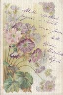 CARTOLINA  FIORI-PIANTE-ALBERI-ROSA-PETUNIA-VIOLA-ORTENSIA-TULIPANO-LAVANDA-GAROFANO,VIAGGIATA - Flowers