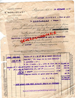 11 - LEZIGNAN CORBIERES- FACTURE G. MORLIER -MARCHAND DE VINS CORBIERES MINERVOIS- 1927 A LANDON PONTARION - Food