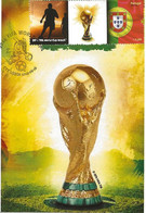 CARTE MAXIMUM- CARTOLINA MAXIMA- MAXIMUM KARTE - MAXIMUM CARD - PORTUGAL - FOOTBALL - COUPE DU MONDE - COUPE JULES RIMET - 2014 – Brésil