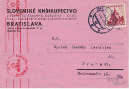 SLOVAQUIE CARTE DE BRATISLAVA 1941 - Briefe U. Dokumente