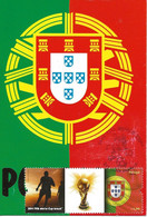 CARTE MAXIMUM - MAXIMUM CARD - CARTOLINA MAXIMA - MAXIMUM KARTE - MAXICARD - PORTUGAL - FOOTBALL - DRAPEAU - 2014 – Brazil