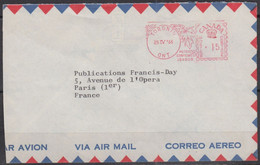 Canada   EMA   Sur Enveloppe Coupée  De TORONTO  Le 25 IV 1966 Pour PARIS 1 - Briefe U. Dokumente