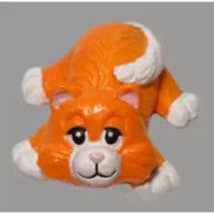 DG032 - Figurine Chat Orange Couché / Weetos / Les Adoptous 1998 - Gatti