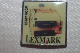Pin's Informatique , Imprimante Lexmark , IBM 4029 - Informatique