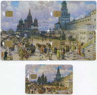 Russia. Moscow. Red Square. Vasnetsov Painting. Puzzle - Rompecabezas