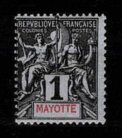 Mayotte - 1892   -  N° 1   Neufs ** - MNH - Neufs