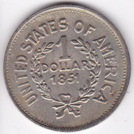 Etats Unis 1 Dollar 1851 Tête Indien , Faux , Copie - Andere & Zonder Classificatie