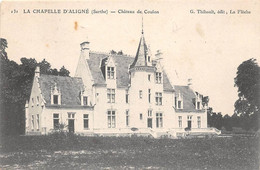 La Chapelle D'Aligné            72       Château De Coulon          (voir Scan) - Autres & Non Classés