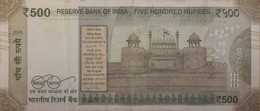 INDIA 2020 Rs. 500.00 Rupees Note "FACE Of GANDHI Printed On Back Side Also" USED 100% Genuine Guaranteed As Per Scan - India