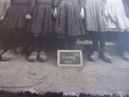 ♥️  36 CARTE PHOTO BARAIZE 1922 ECOLIERES EN SABOT GROUPE ECOLE - Otros & Sin Clasificación