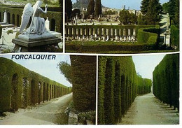 Forcalquier  4 Vues : Le Cimetière Curiosité Unique En France ( Ange , écrite En 1973 - Forcalquier