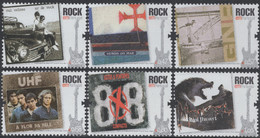 Portugal 2010 Correo 3530/35 **/MNH Música/Rock. (6val.) - Neufs