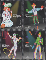 Portugal 2010 Correo 3546/49 **/MNH El Circo. (4val.) - Neufs